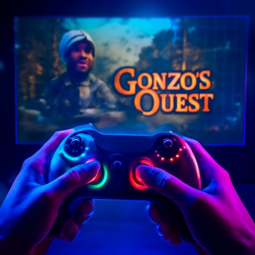 KU99 Gonzo's Quest পাথুরে ব্যাকড্রপ
